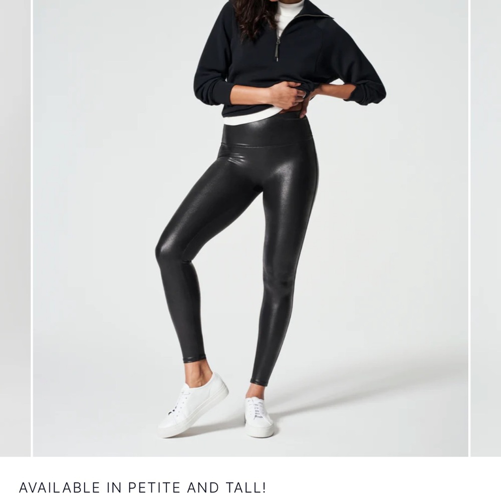 Spanx Faux Leather Leggings